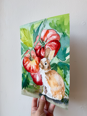 Tomato Bunny Print