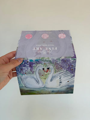 Swans Printed Card