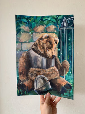 The Dozing Sentinel Print