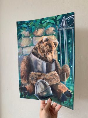 The Dozing Sentinel Print