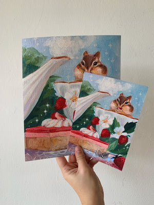 The Strawberry Bandit Print