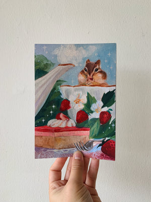 The Strawberry Bandit Print