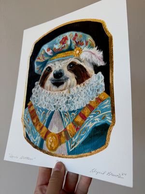Squire Slothson Fine Art Print