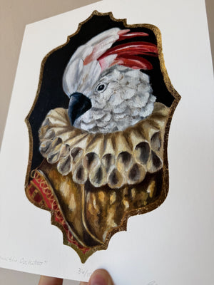 Prince Cassius the Cockatoo Fine Art Print