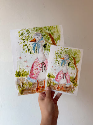 Ms. Fancy Goose Print