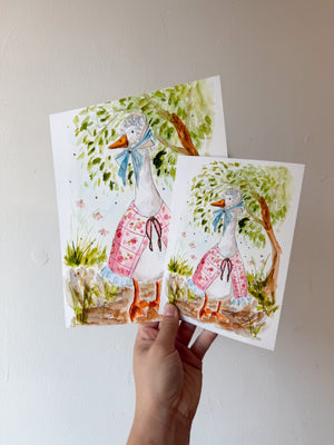 Ms. Fancy Goose Print