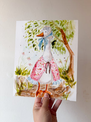 Ms. Fancy Goose Print