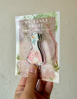 Ms. Fancy Goose Magnet