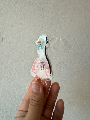 Ms. Fancy Goose Magnet
