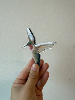 Ruby-Throated Hummingbird Magnet
