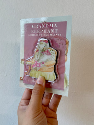 Grandma Elephant Magnet