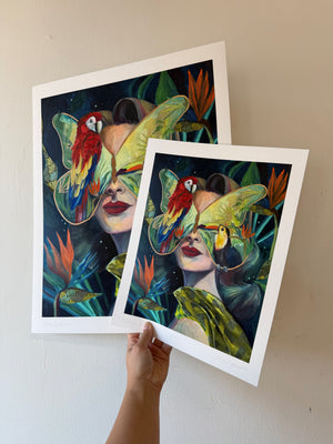 Birds of Paradise Fine Art Print