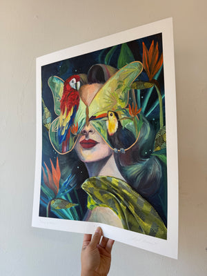 Birds of Paradise Fine Art Print