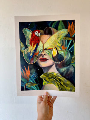 Birds of Paradise Fine Art Print