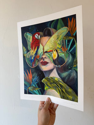 Birds of Paradise Fine Art Print