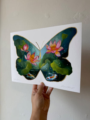 Lotus Garden Fine Art Print