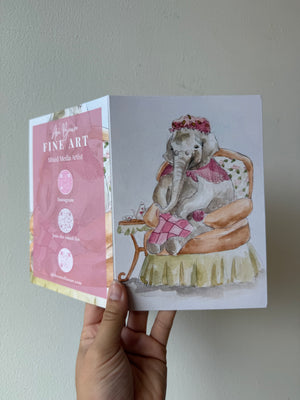 Grandma Elephant Printed Card