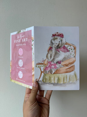 Grandma Elephant Printed Card
