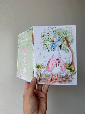 Ms. Fancy Goose Printed Card