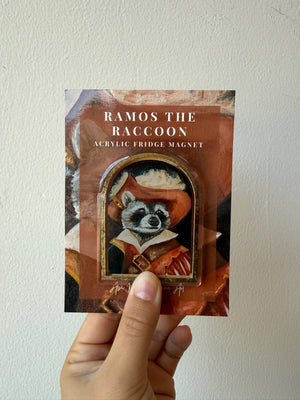 Ramos the Raccoon Magnet