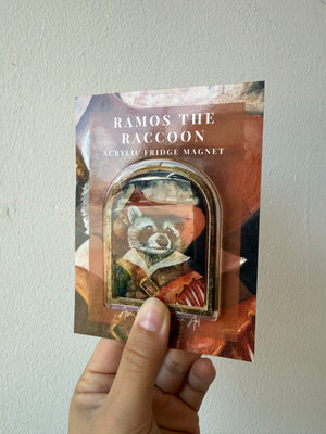 Ramos the Raccoon Magnet