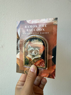 Ramos the Raccoon Magnet